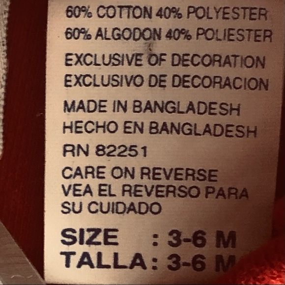 Nannette Baby Boy Blue Corduroy Overalls with Red Long-sleeve Shirt  Sz 3-6 - Picture 5 of 6